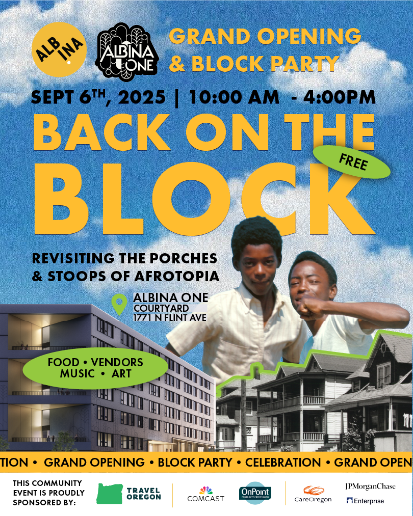 flier for Back on the Block