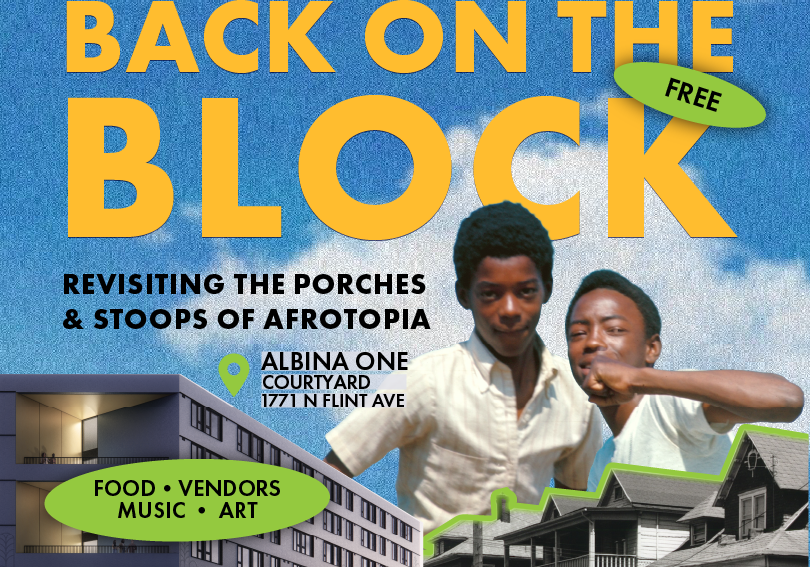 flier for Back on the Block