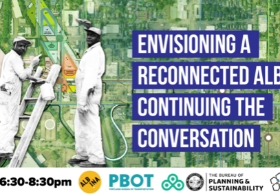 ENVISIONING A ==- RECONNECTED ALBINA: CONTINUING THE CONVERSATION Apr 30, 6:30-8:30pm